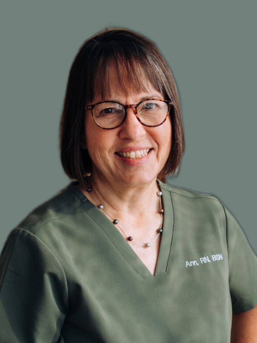 Ann White, RN, nurse injector and skincare clinician at Corey Aesthetics.